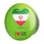آینه جیبی خندالو طرح پرچم ایران مدل تاشو کد 20523