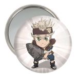 آینه جیبی خندالو مدل آستا انیمه بلک کلاور Black Clover  کد 10264