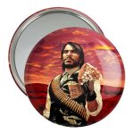 آینه جیبی خندالو مدل رد دد Red Dead  کد 10295