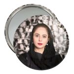 آینه جیبی خندالو مدل رعنا آزادی ور  کد 6236