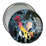 آینه جیبی خندالو مدل سایتاما انیمه مرد تک مشتی One Punch Man  کد 10528