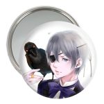 آینه جیبی خندالو مدل شیل انیمه خادم سیاه Black Butler  کد 16318