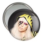 آینه جیبی خندالو مدل لیدی گاگا Lady Gaga  کد 6409