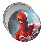 آینه جیبی خندالو مدل مرد عنکبوتی Spider Man  کد 13160