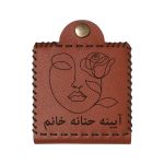 آینه جیبی مدل  اسم حنانه طرح گل