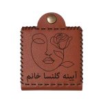 آینه جیبی مدل  اسم گلنسا طرح گل