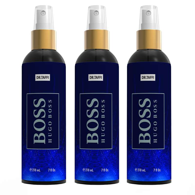 اسپری بدن مردانه دکتر تافی مدل باس حجم 210 میلی لیتر 3 عددی اسپری بدن مردانه دکتر تافی مدل باس حجم 210 میلی لیتر 3 عددی