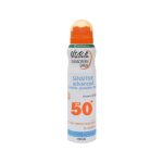 اسپری ضد آفتاب بدون رنگ ویتابلا SPF 50 مدل sun مناسب انواع پوست حجم 150میلی‌لیتر