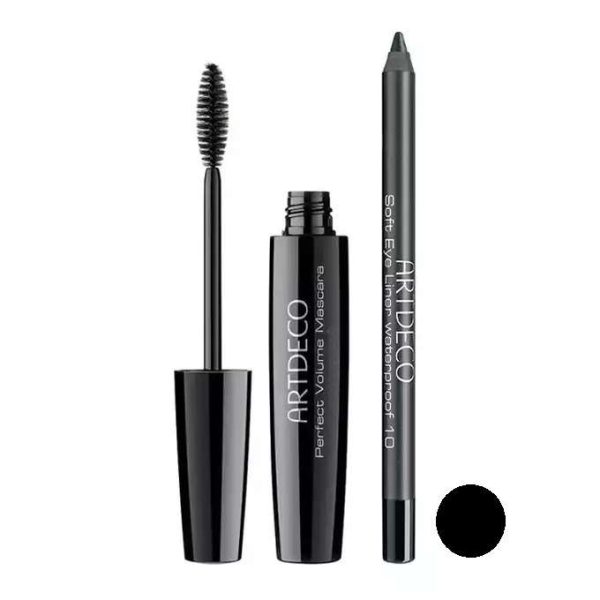 ریمل آرت دکو مدل volume-soft به همراه مداد چشم مدل 01