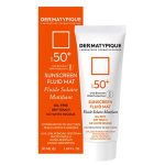 فلوئید ضد آفتاب بی رنگ درماتیپیک +SPF50 مدل SFM مناسب پوست های چرب حجم 50 میلی لیتر
