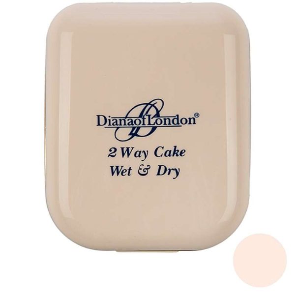 پنکیک دایانا آف لاندن سری 2 Way Pan Cake Wet And Dry مدل Milky Fair شماره 01