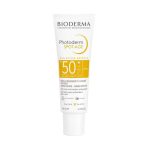 ژل کرم ضد آفتاب بی رنگ بایودرما +SPF50 مدل Photoderm Spot-Age مناسب انواع پوست حجم 40 میلی لیتر