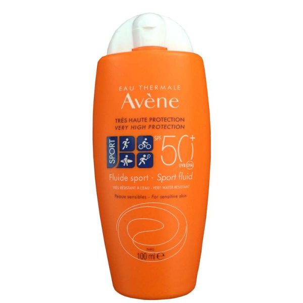 فلوئید ضد آفتاب بی رنگ اون SPF 50 مدل اسپورت مناسب پوست های حساس حجم 100 میلی لیتر