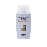 کرم ضد آفتاب بدون رنگ ایزدین SPF 50 مدل فیوژن واتر مناسب برای انواع  پوست حجم 50 میلی‌لیتر