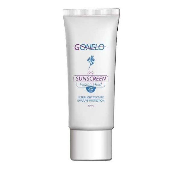 کرم ضد آفتاب بدون رنگ گونلو spf30 مدل فیوژن مناسب برای انواع پوست حجم 40 میلی‌لیتر