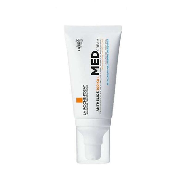 کرم ضد آفتاب بدون رنگ SPF 100 لاروش پوزای مدل la roche-posay anthelios 100ka+ med ‌مناسب انواع پوست حجم 50 میلی‌لیتر