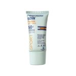 کرم ضد آفتاب بی رنگ ایزدن SPF 50 مدل fusion sport مناسب انواع پوست حجم 50 میلی‌لیتر