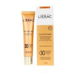 کرم ضد آفتاب بی رنگ لیراک SPF30 مدل ضد چروک مناسب انوع پوست حجم 40 میلی لیتر
