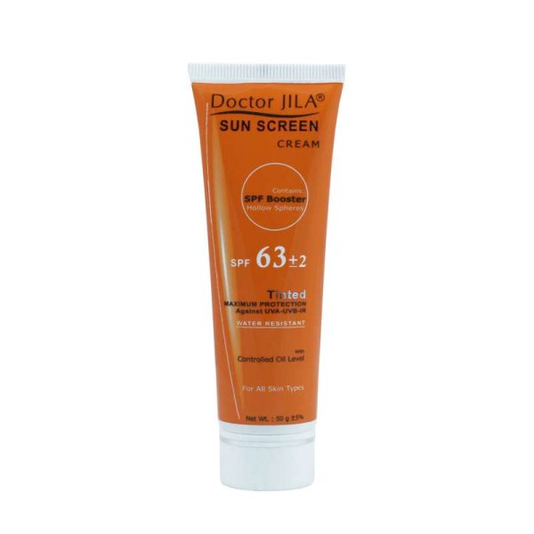 کرم ضد آفتاب دکتر ژیلا مدل Tinted با Spf 63 حجم 50میلی لیتر