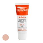 کرم ضد آفتاب رنگی درماگور SPF50 مدل 3 در 1 مناسب پوست های مختلط حجم 40 میلی لیتر