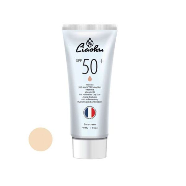کرم ضد آفتاب رنگی لیاشو SPF 50 مدل 01 مناسب برای پوست خشک و معمولی حجم 40 میلی‌لیتر