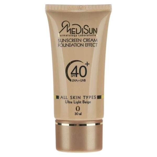 کرم ضد آفتاب رنگی  مدیسان مدل  Ultra Light Beige SPF 40 مناسب انواع پوست حجم 30 میلی لیتر