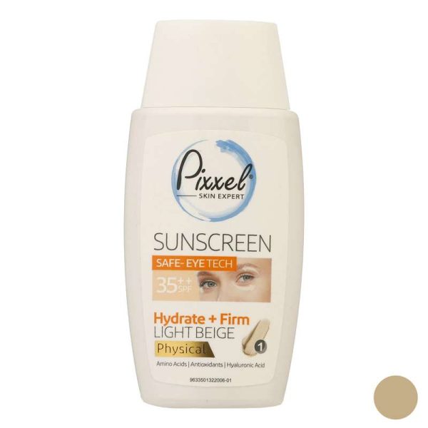 کرم ضد آفتاب رنگی پیکسل SPF35 ‌مدل Physical مناسب انواع پوست‌ حجم 50 میلی‌لیتر