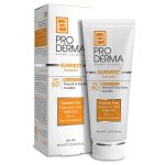 کرم ضد آفتاب و مرطوب کننده بی رنگ پرودرما SPF60 مدل SunVest مناسب برای پوست های نرمال تا خشک حجم 40 میلی لیتر