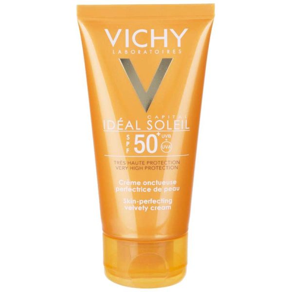 کرم ضد آفتاب ویشی سری Ideal Soleil مدل Velvety حجم 50 میلی لیتر