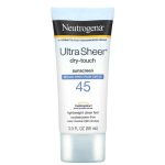 کرم ضدآفتاب بی رنگ نوتروژینا spf45 مدل ULTRA SHEER مناسب برای انواع پوست حجم 88 میلی لیتر