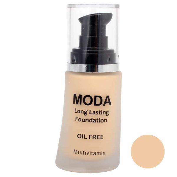 کرم پودر مودا مدل LONG LASTING OIL FREE شماره 1