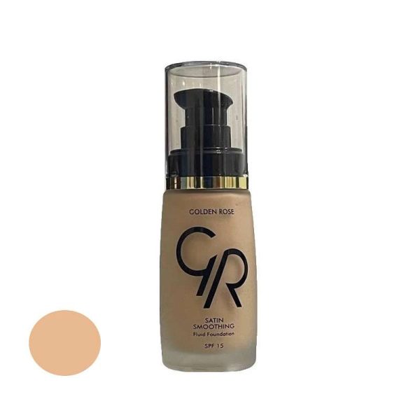 کرم پودر گلدن رز مدل SATIN SMOOTHING شماره 115 حجم 30 میلی لیتر