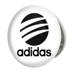 آینه جیبی خندالو طرح آدیداس Adidas مدل تاشو کد 23468
