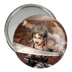 آینه جیبی خندالو طرح ارن انیمه اتک آن تایتان Attack on Titan  کد 4844