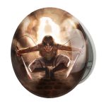 آینه جیبی خندالو طرح ارن یگر انیمه اتک آن تایتان Attack on Titan مدل تاشو کد 18543