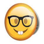 آینه جیبی خندالو طرح ایموجی Emoji مدل تاشو کد 1290