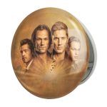 آینه جیبی خندالو طرح سریال سوپرنچرال Supernatural مدل تاشو کد 24509