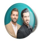 آینه جیبی خندالو طرح ماکان بند مدل تاشو کد 2542