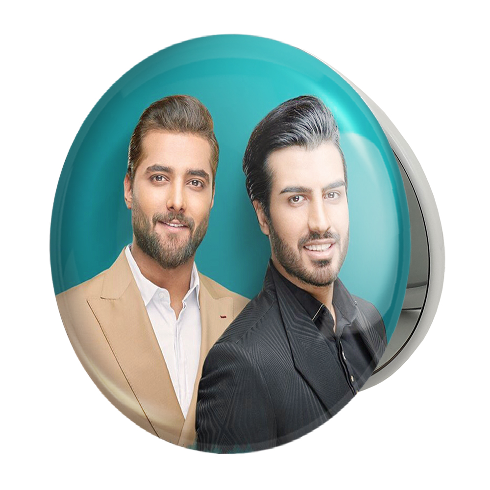 آینه جیبی خندالو طرح ماکان بند مدل تاشو کد 2542