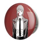 آینه جیبی خندالو طرح ماکیما انیمه مرد اره ای Chainsaw Man مدل تاشو کد 17947
