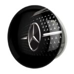 آینه جیبی خندالو طرح مرسدس بنز Mercedes Benz مدل تاشو کد 23504