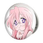 آینه جیبی خندالو طرح میوکی انیمه ستاره خوش شانس Lucky Star مدل تاشو کد 23617