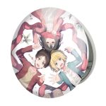 آینه جیبی خندالو طرح میکاسا و ارن و ارمین انیمه اتک آن تایتان Attack on Titan مدل تاشو کد 18562