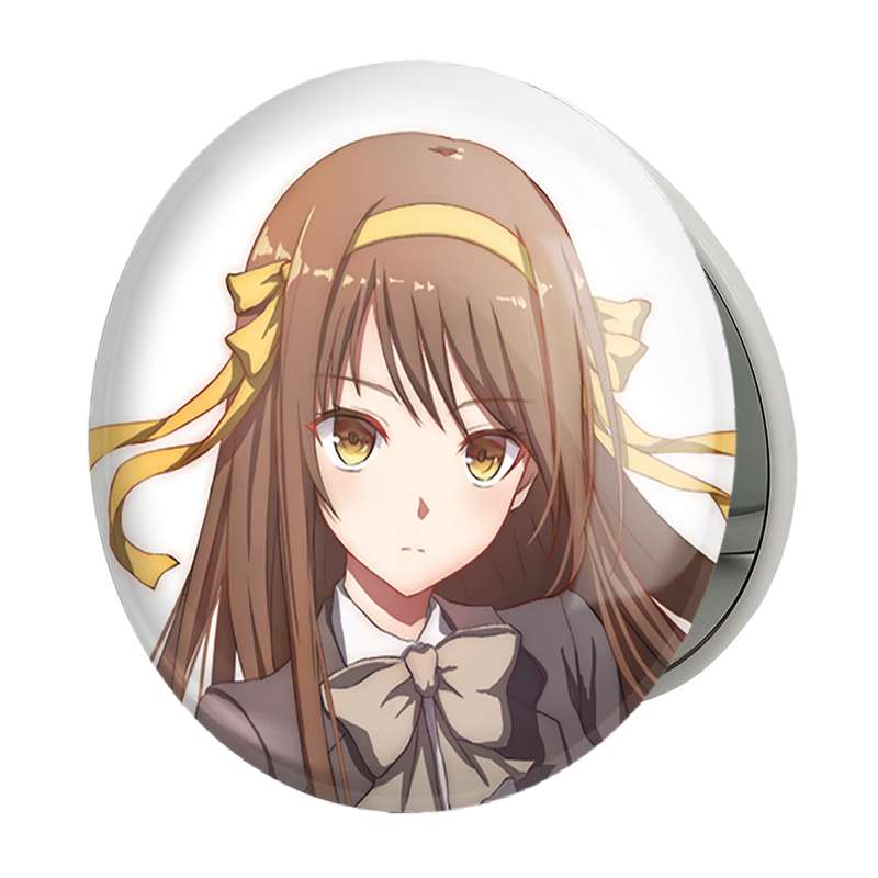 آینه جیبی خندالو طرح هاروهی انیمه ناپدید شدن هارومی سوزومیا The Disappearance of Haruhi Suzumiya مدل تاشو کد 23115