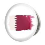 آینه جیبی خندالو طرح پرچم قطر مدل تاشو کد 20437