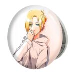آینه جیبی خندالو طرح کریستا انیمه اتک آن تایتان Attack on Titan مدل تاشو کد 18548