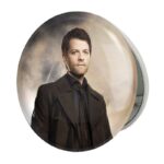 آینه جیبی خندالو طرح کستیل سریال سوپرنچرال Supernatural مدل تاشو کد 24522