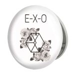 آینه جیبی خندالو طرح گروه اکسو EXO مدل تاشو کد 16828