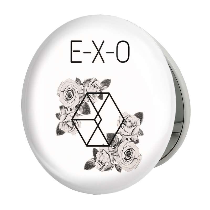 آینه جیبی خندالو طرح گروه اکسو EXO مدل تاشو کد 16828