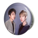 آینه جیبی خندالو طرح گروه اکسو EXO مدل تاشو کد 13554
